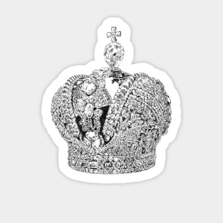 Russian Empire crown Sticker